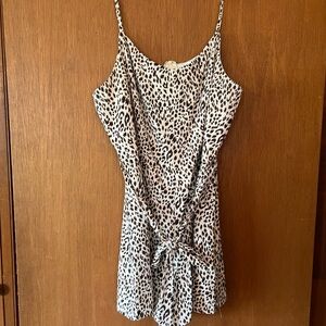 Leopard Print Women's Romper